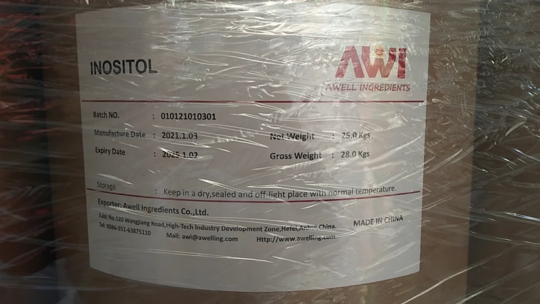 Food/Pharmaceutical Grade Myo Inositol/Inositol Hexaniacinate